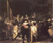REMBRANDT Harmenszoon van Rijn The Company of Frans Banning Cocq and Willem van Ruytenburch also Known as the Night Watch France oil painting artist